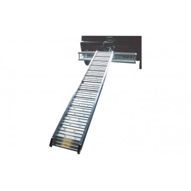 Aluminium loading ramp / drive-on ramp foldable