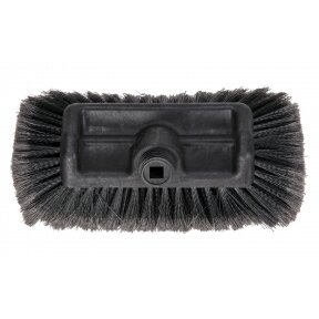 Berger brush head attachment for telescopic washing brush