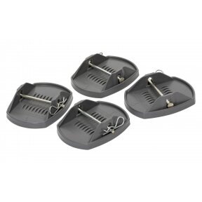 Berger Caravan Foot support plates set of 4