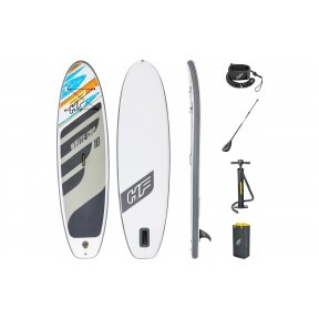 Bestway White Cap SUP inflatable stand-up paddling board incl. paddle and air pump