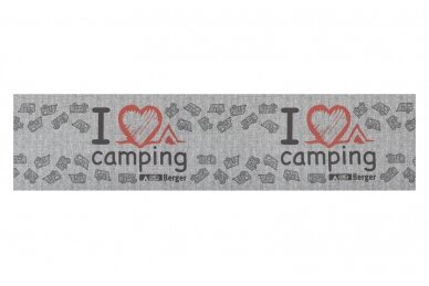 Berger kilimas I love Camping