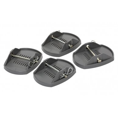 Berger Caravan Foot support plates set of 4