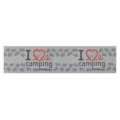 Berger Carpet Runner I love Camping