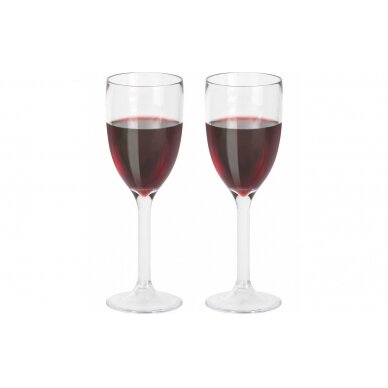 Berger plastic wine drinking glasses set of 2