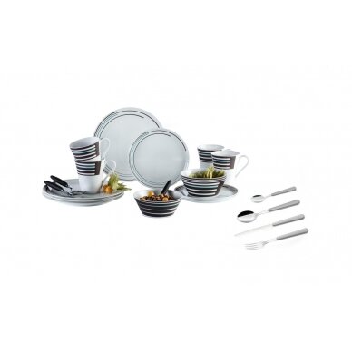 Berger Stripes Tableware Set 16 pcs 1