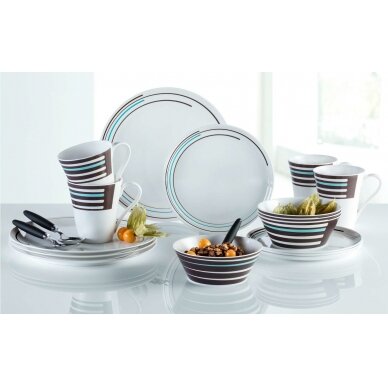 Berger Stripes Tableware Set 16 pcs