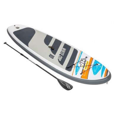 Bestway White Cap SUP inflatable stand-up paddling board incl. paddle and air pump 2