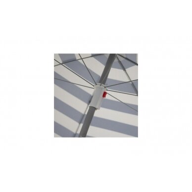 Bo-Camp parasol striped 165 cm blue / white 1