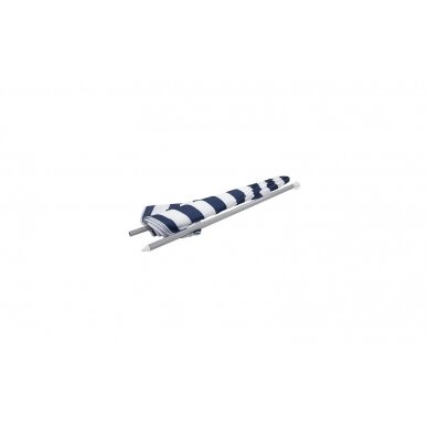 Bo-Camp parasol striped 165 cm blue / white 2