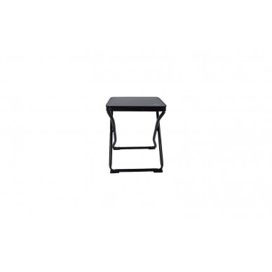 Bo-Camp stool foldable with attachment black 1