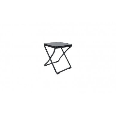 Bo-Camp stool foldable with attachment black 2