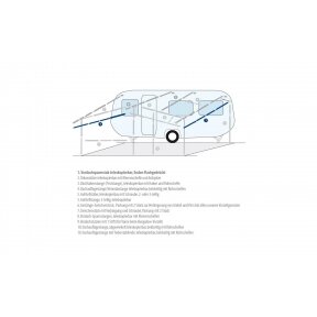 Bracing rod / ridge pole aluminium