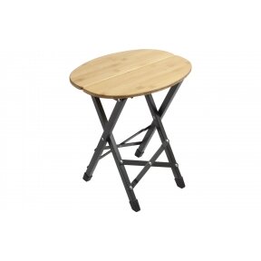 Brunner Twisty Bamboo Oval Folding Stool