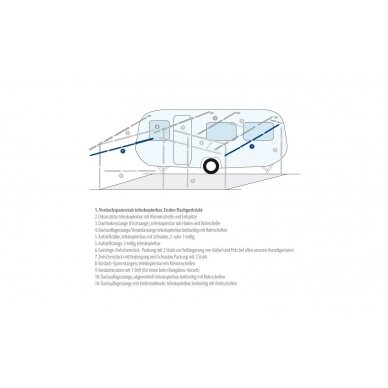 Bracing rod / ridge pole aluminium 1