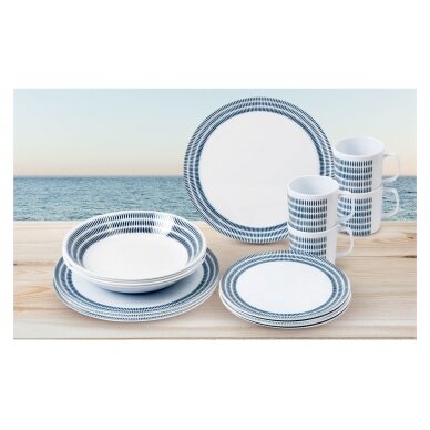 Brunner Bluebay melamine set 16 pcs. 2