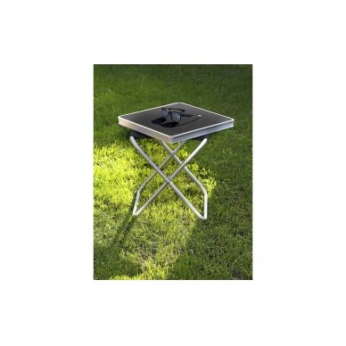 Brunner Hoggy Set table top and stool black 1