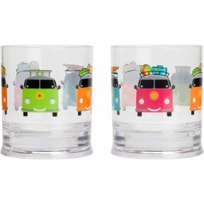 Campers Smiles 2-piece Glass Set