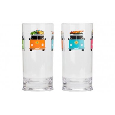 Campers Smiles 2-piece Glass Set 1