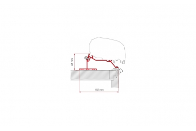 Fiamma adapteris karavanui 400 cm, tinka F80 F65