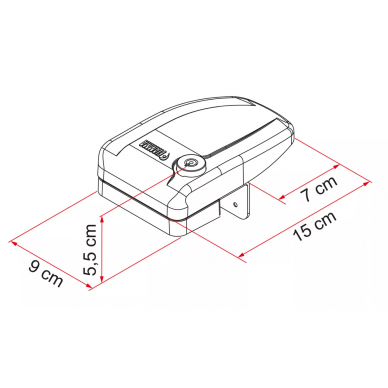 Fiamma Safe Door Frame safety lock 3