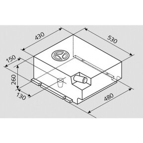 Fusion freshwater tank 50 l EV 1111