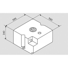 Bench seat tank Fusion 100 l EV 2007