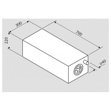 Fusion freshwater tank 43 l EV 905 1