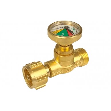 GasStop emergency shut-off valve for propane gas cylinders