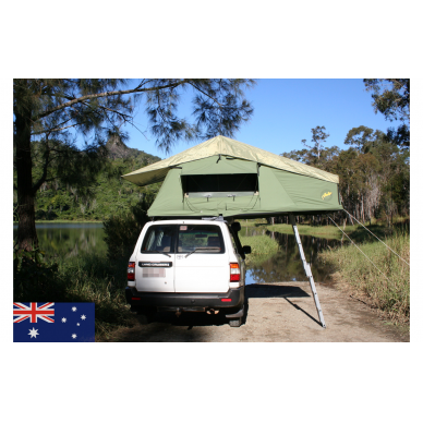 Gordigear roof tent Plus for 2 people with storage area 140 x 320 cm gray 8