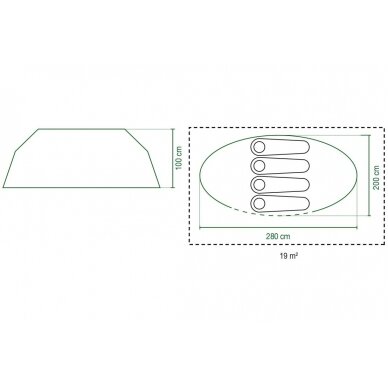 Coleman GALIANO 4 quickly set up tent 6