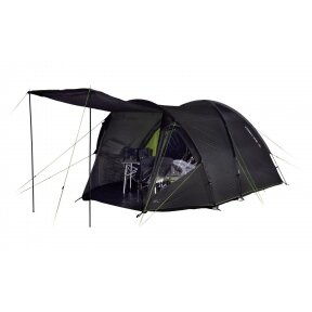 High Peak Samos 5 dome tent with tunnel porch for 5 people 300 x 430 cm