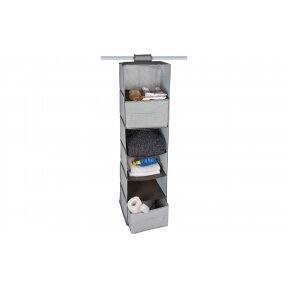 Hindermann hanging shelf 6 compartments incl. two storage boxes