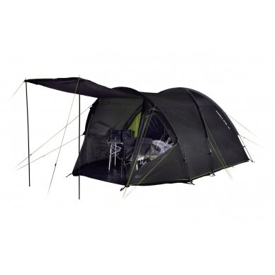 High Peak Samos 5 dome tent with tunnel porch for 5 people 300 x 430 cm 1