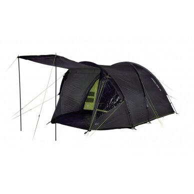 High Peak Samos 5 dome tent with tunnel porch for 5 people 300 x 430 cm