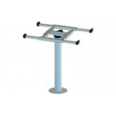 Ilse single column table frame aluminium 1