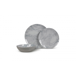 Kampa Marble Set melamine tableware set 12 pieces