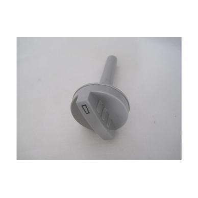 Knob, selector switch, silver grey