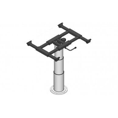 Lifting column with x/y movement and rotation