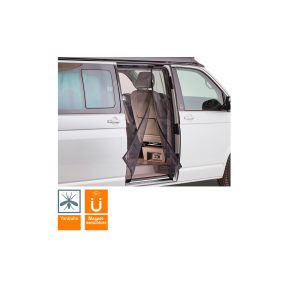 Mosquito net VanQuito VW T5 / T6 with magnetic zipper sliding door