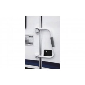 Security entry aid bracket and door safety lock