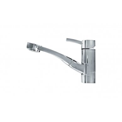 Single-lever mixer with shower