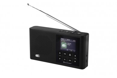 Soundmaster DAB+ / FM skaitmeninis radijas su spalvotu ekranu ir įmontuota ličio jonų baterija 1