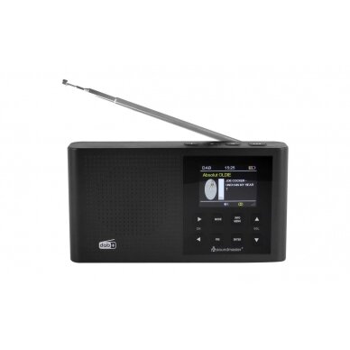 Soundmaster DAB+ / FM digital radio with color display and built-in lithium-ion battery 2