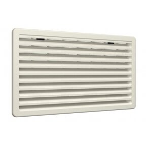 Large ventilation grille set col. white