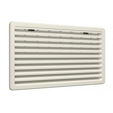 Large ventilation grille set col. white